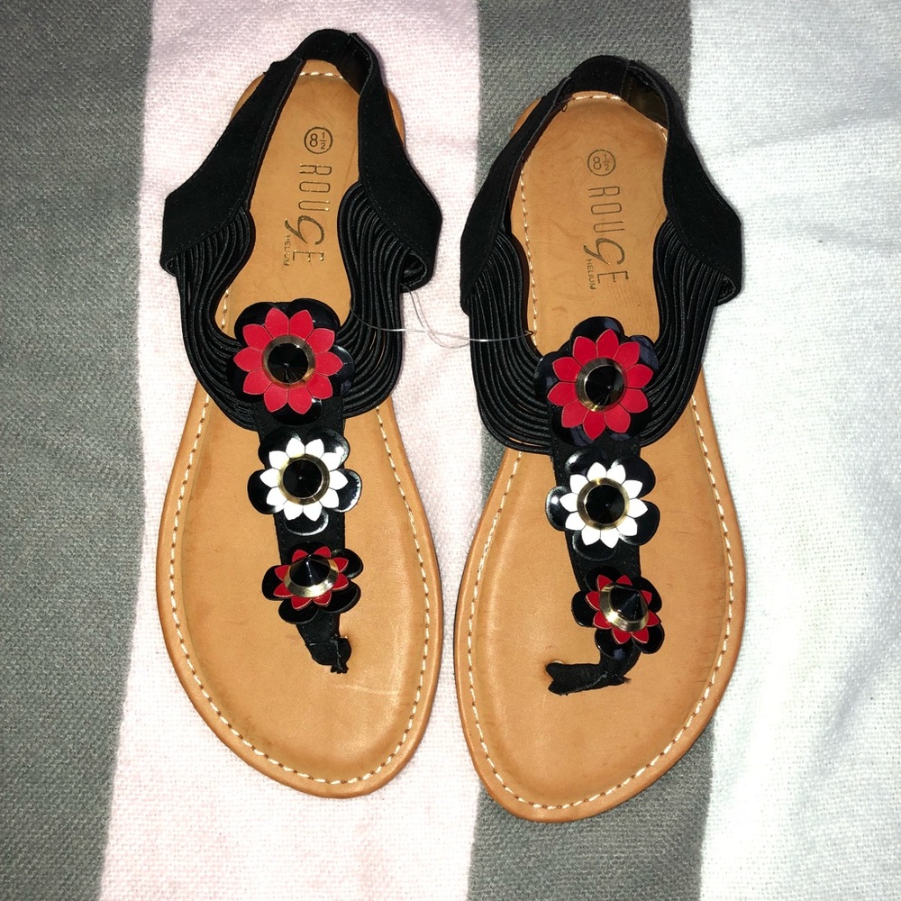 Gorgeous Rouge Helium Sundance Sandals